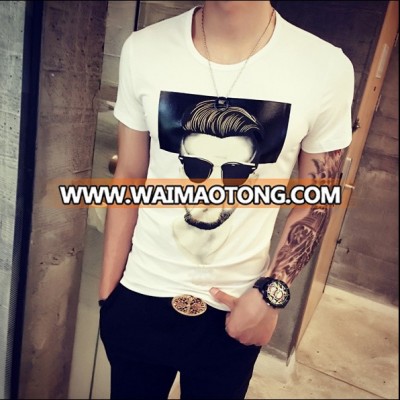 Cheap China Wholesale T Shirt, 100% Cotton O Neck T Shirts, Men Printed T shirt