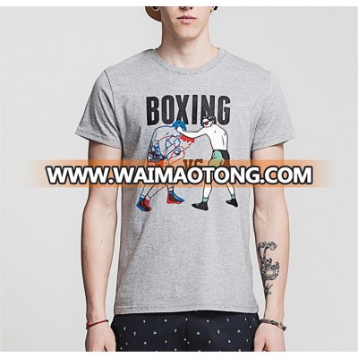 Summer Mens Clothing Fashion Boxing T Shirt Printing Custom Short Sleeve Logo Printed Mens Sport T Shirt